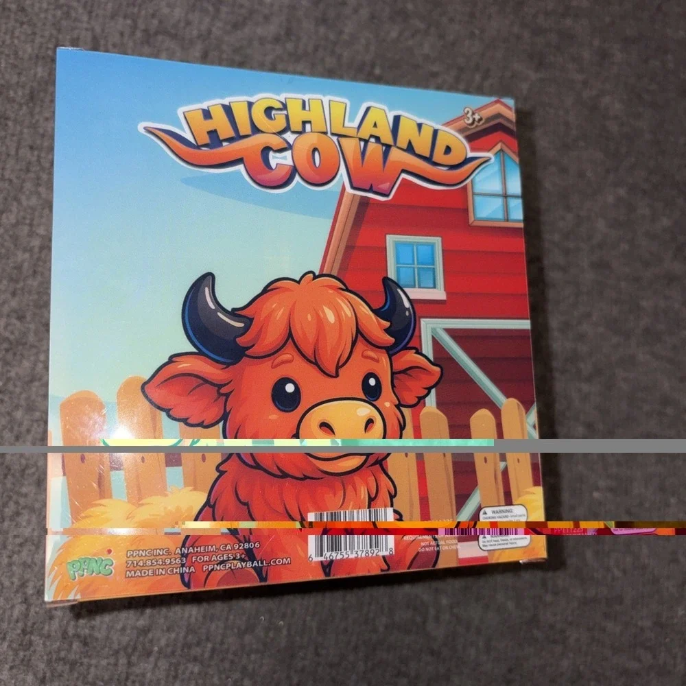 Highland Cow Squishy Toy Animal Stress Relief Sensory Viral Squishy Toy PPNC NEW
